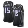 Camiseta Hombre Sacramento Kings Davion Mitchell 15 2022-23 Jordan Statement Edition Negro Swingman